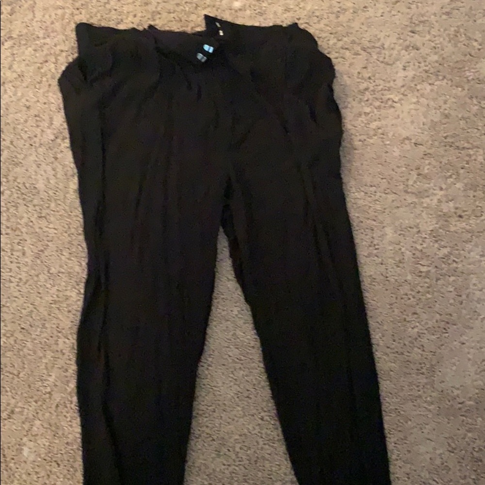 Black loose dress pants